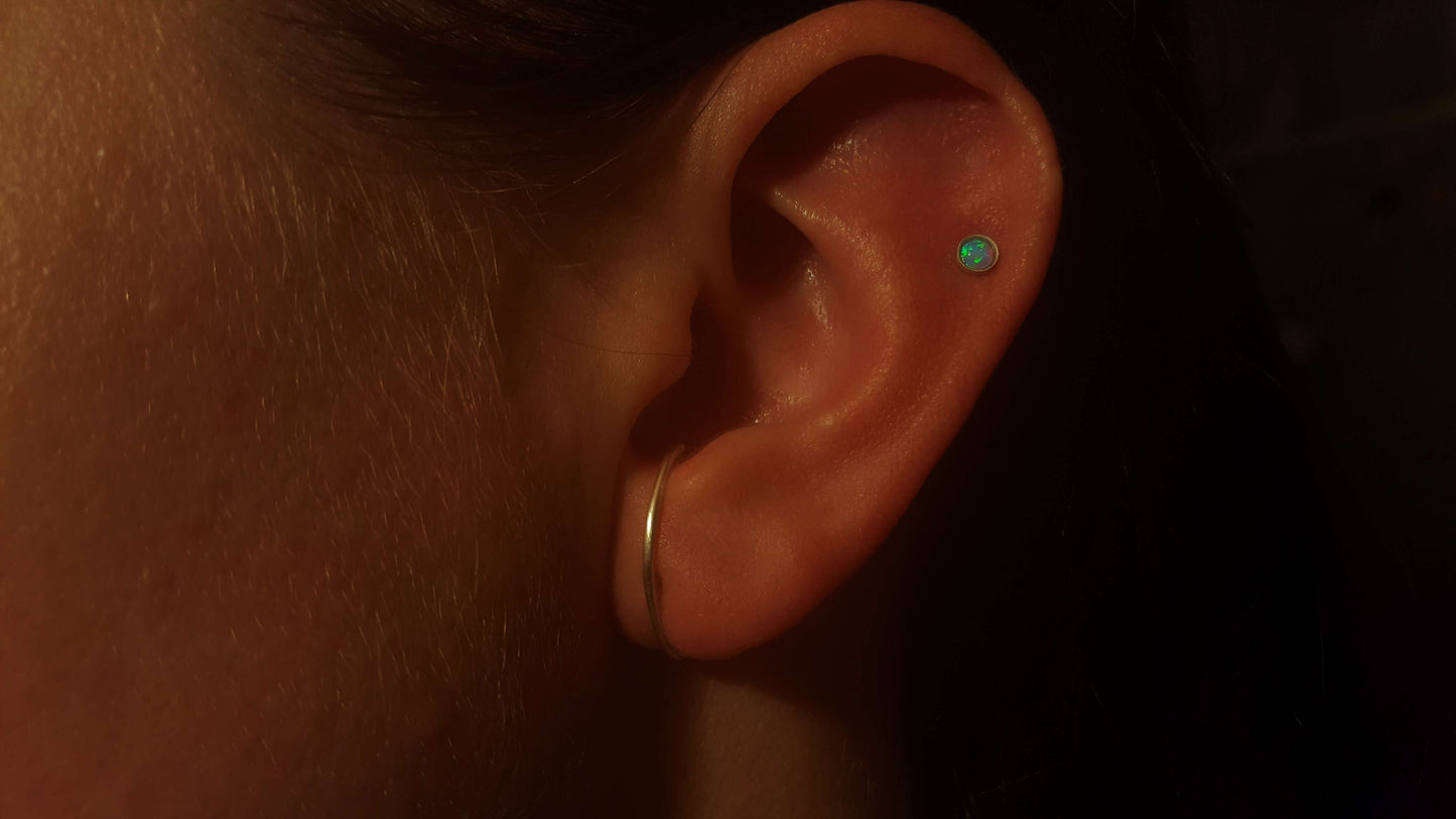 Lobe Ear Cuff Øredobber - Ørepiercinger