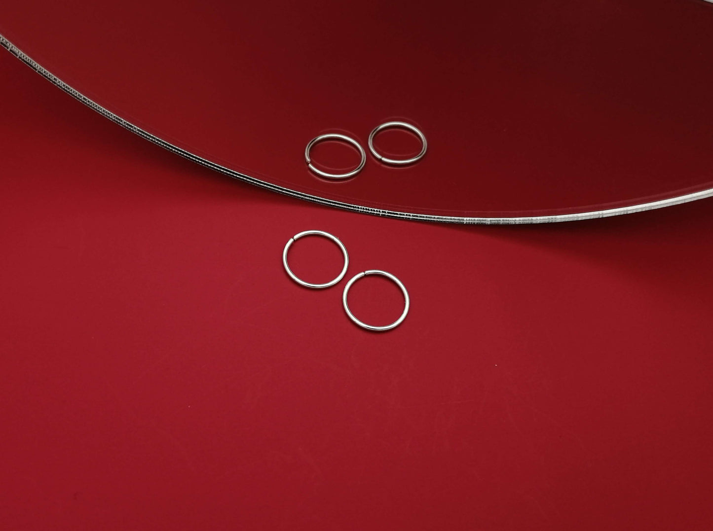Helix Bøyle Øredobb - 14k Gullfylt Hoops