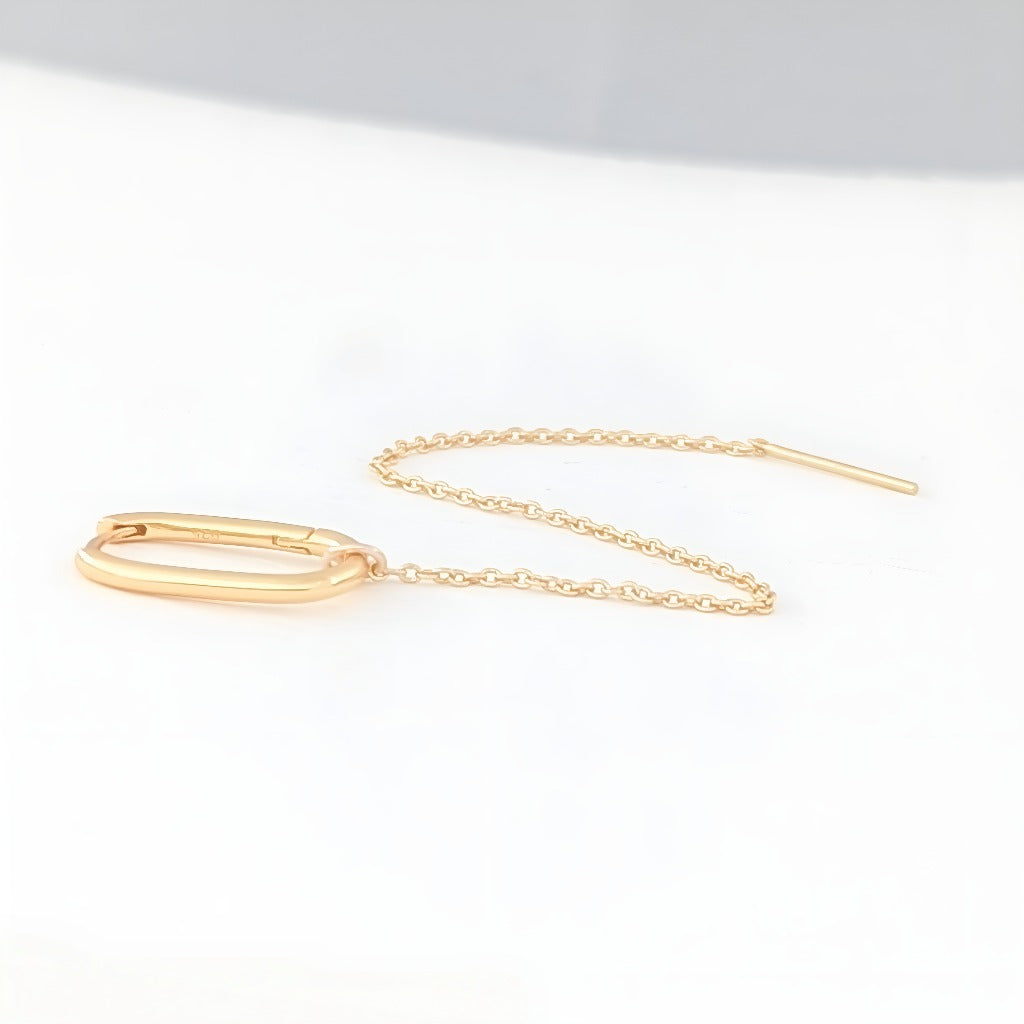Minimalistisk øredobb-sett (2 stk) – helix smykker & earring stack