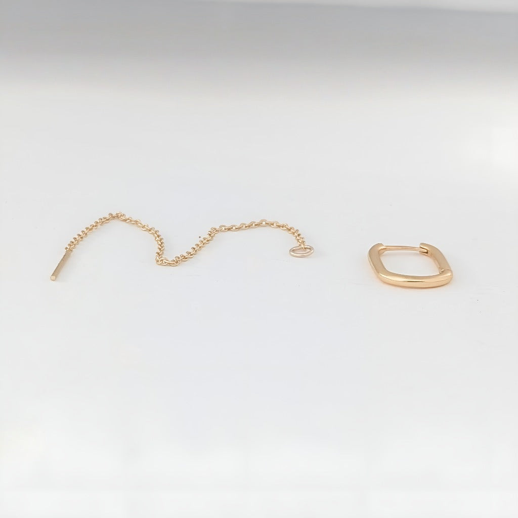 Sett med 2 minimalistiske øredobber