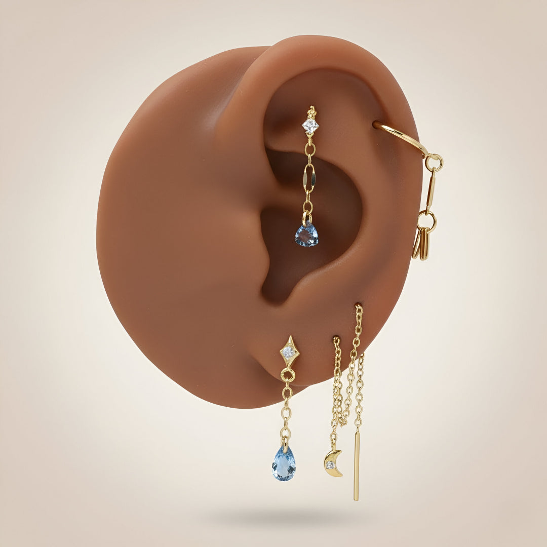 Øredobber sett av 4 