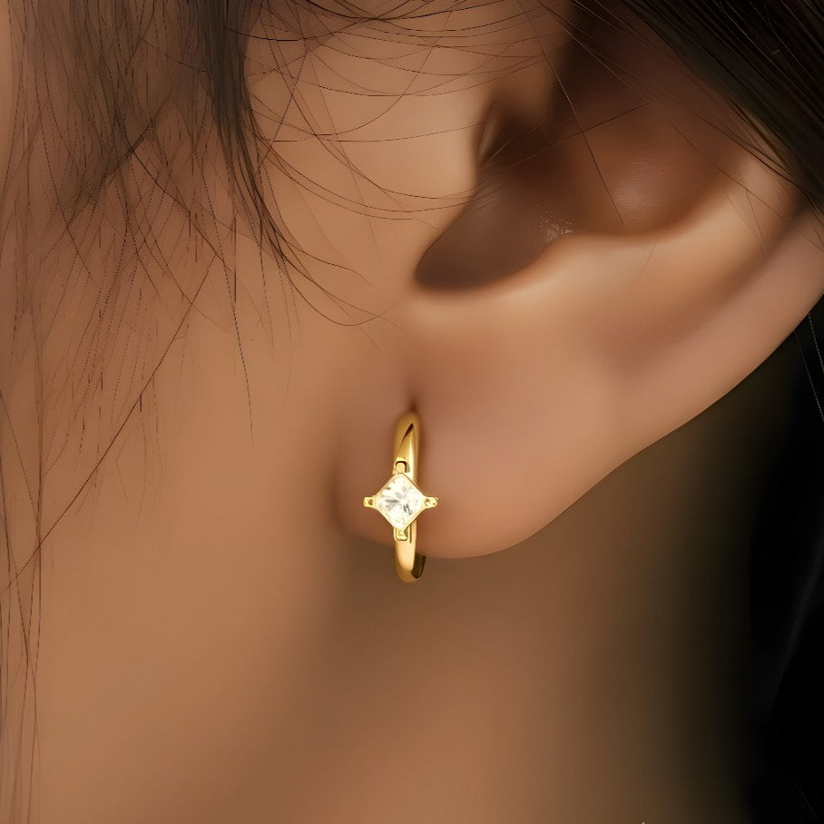 Creol hoop øredobber