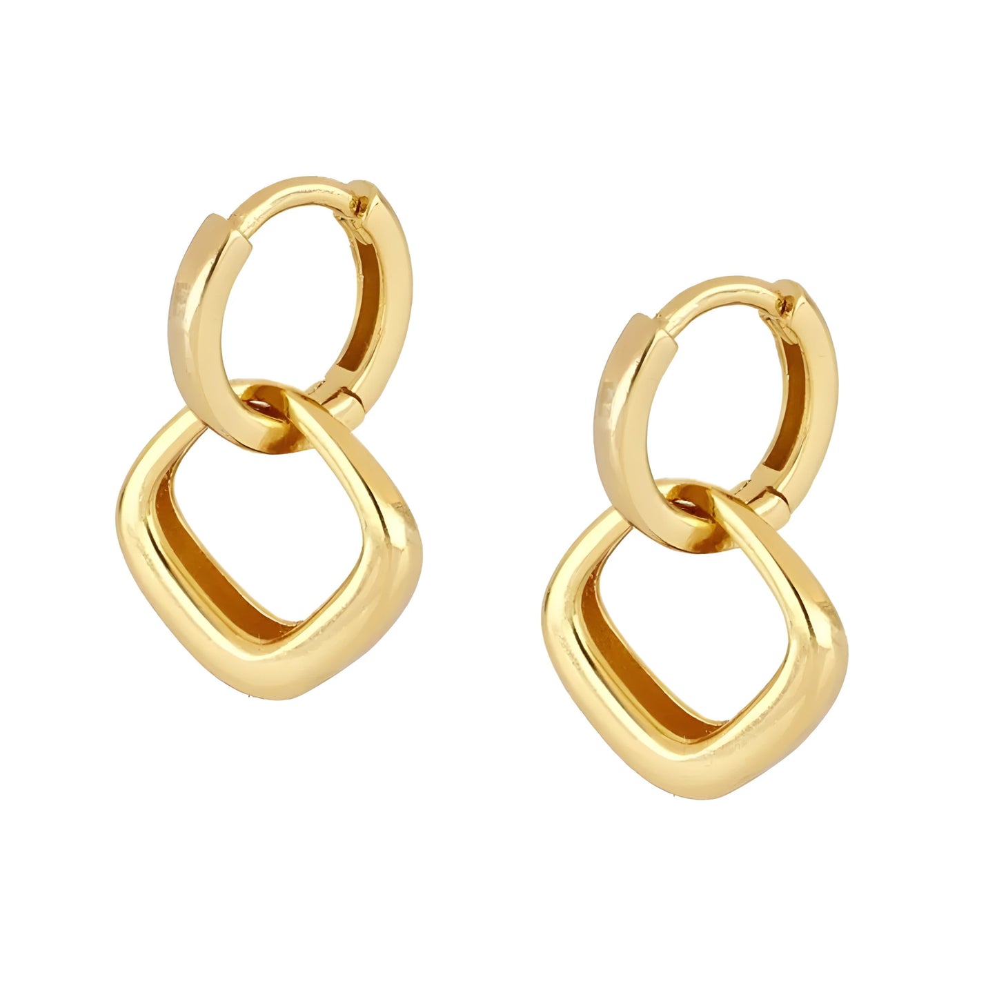 Doble hoop øreringer