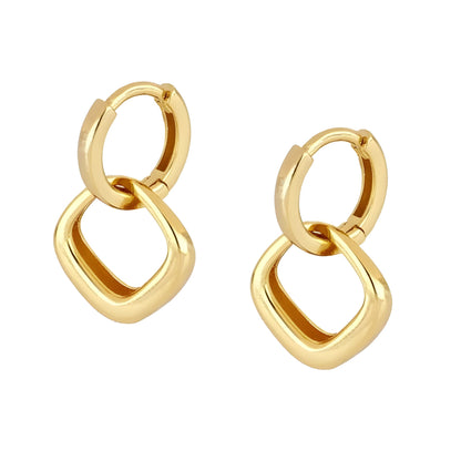 Doble hoop øreringer