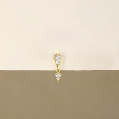 Anti helix stud earring piercing jewellery