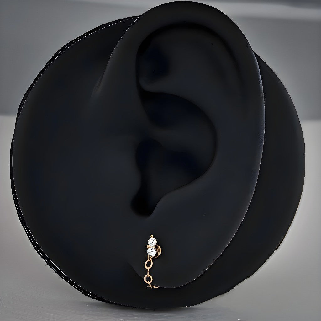 dainty stud earring from norwegian store online