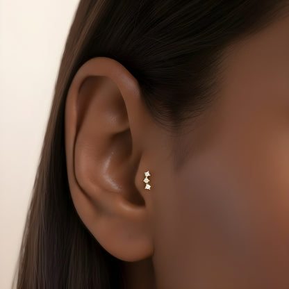 Tragus smykker øredobb