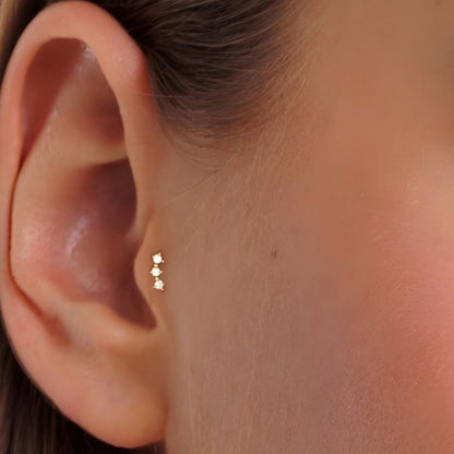 Flatback earring til dame