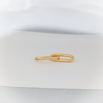 Sett med 4 øredobber med hoops og flatback