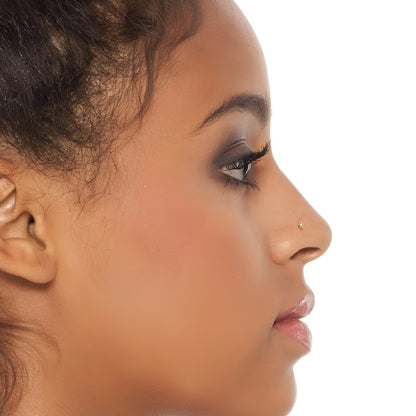 gold nose stud