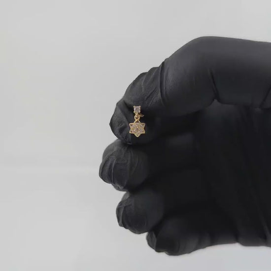 snowflake earring