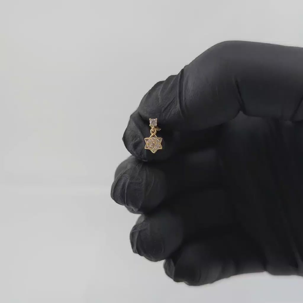 snowflake earring