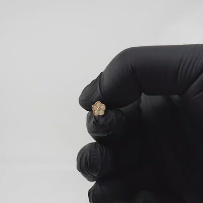 opal øredobber stud piercing