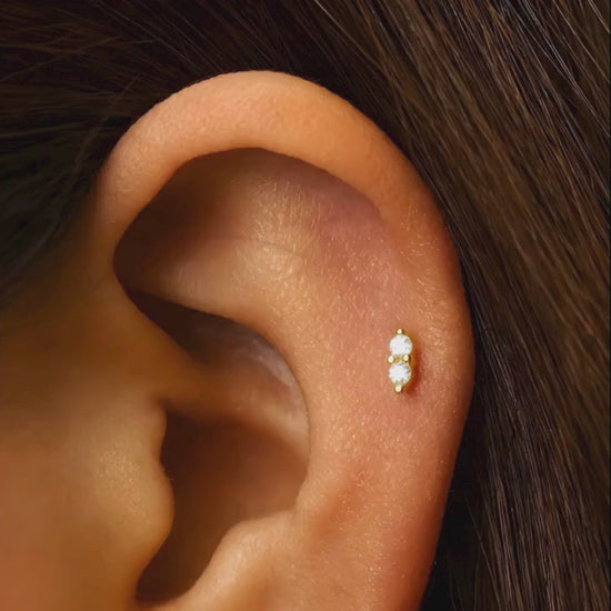 flatback piercing øredobber